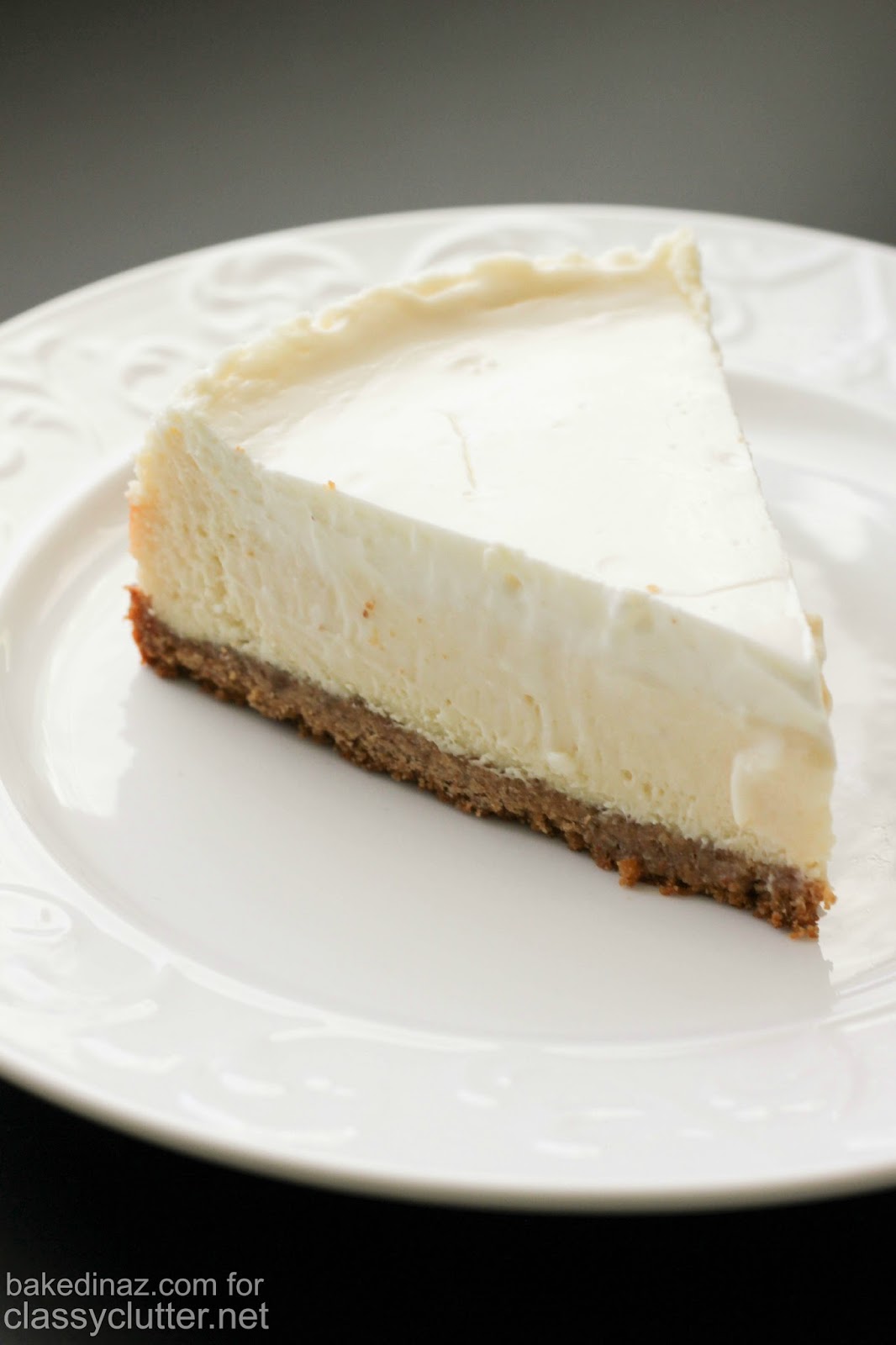 Classic Cheesecake with Sour Cream Topping Classy Clutter Bloglovin’